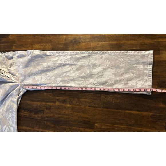 Hollister Women’s 000 / 23 Jeans Low Rise Baggy White Camo Denim Wide Leg Y2k - Picture 12 of 16